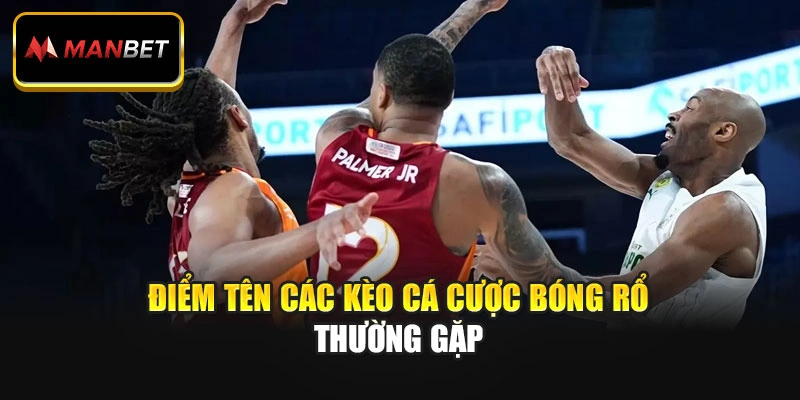 Điểm tên các kèo cá cược bóng rổ thường gặp